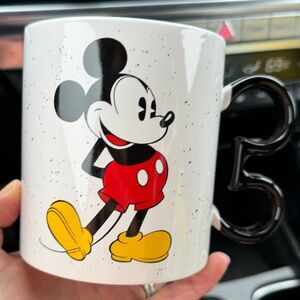 Disney Mickey Mouse Coffee Mug 20oz Oversized 3D Ears Handle Large Rare EUC!